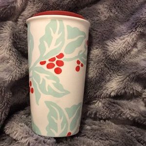 Starbucks Holly Berry Mint Travel Mug